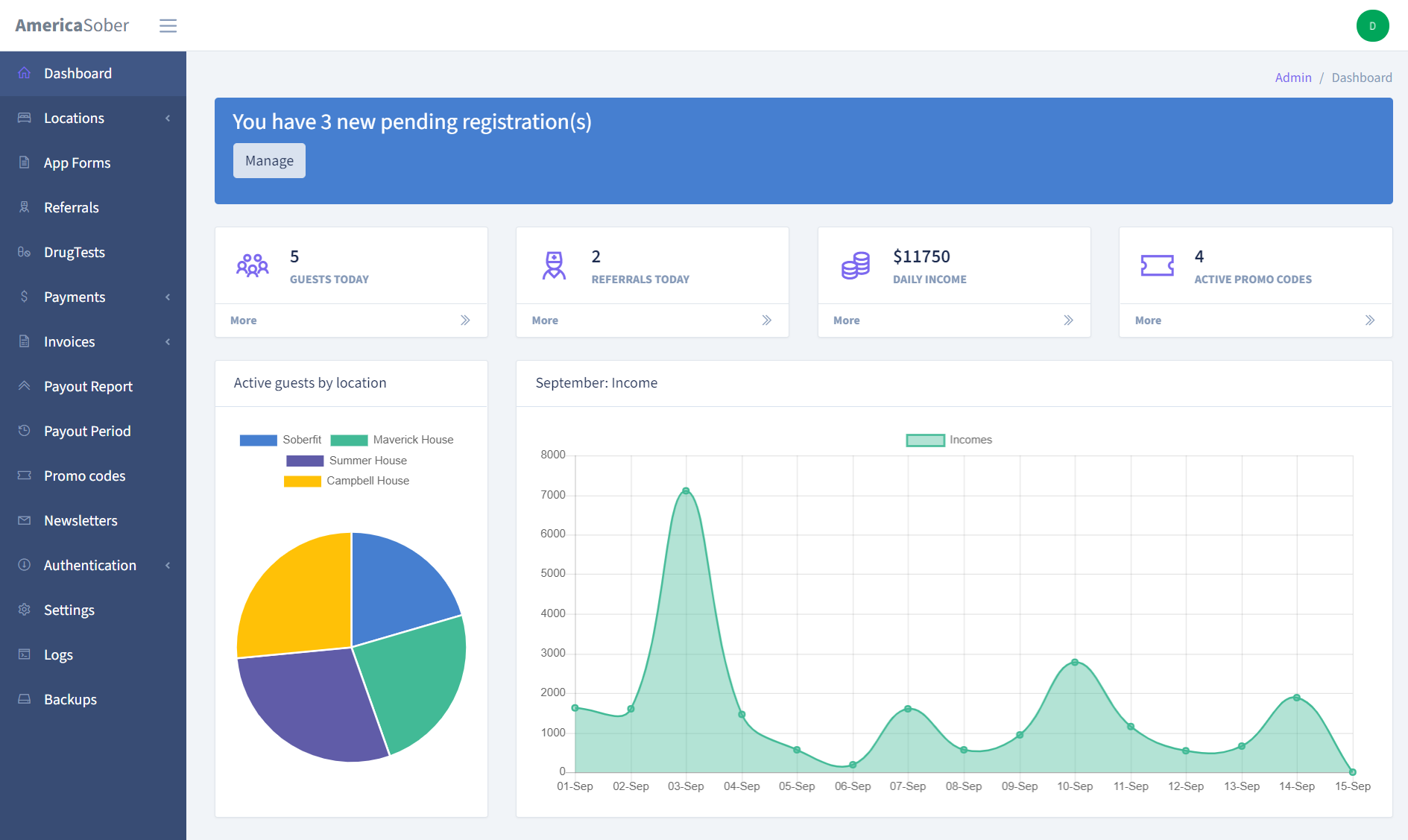 Inbox user interface